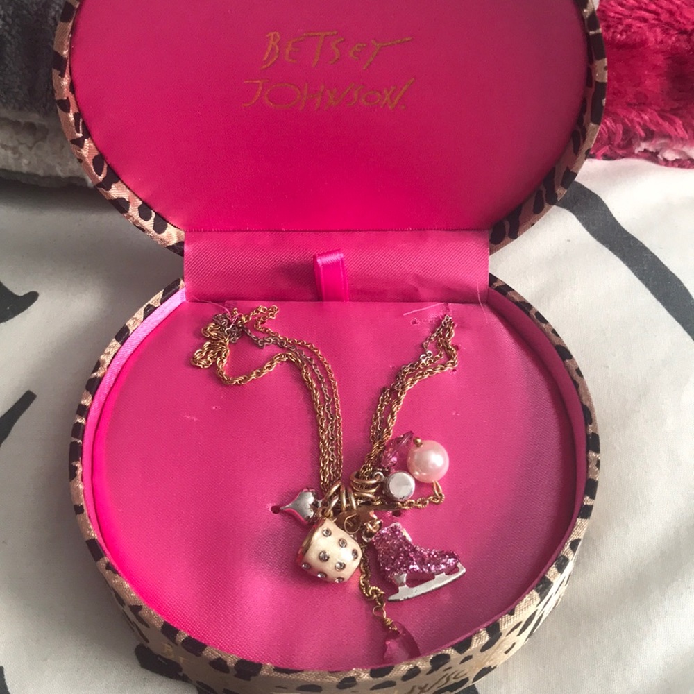 Betsey Johnson winter theme necklace